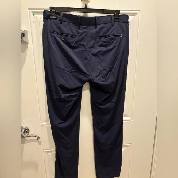 Peter Millar Crown Sport Flat Front Pants 34/32 - Picture 3 of 4
